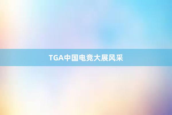 TGA中国电竞大展风采